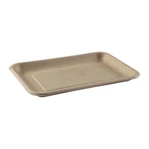 8" x 5.75" x 0.6" Molded Fiber Mini Trays, Case of 500