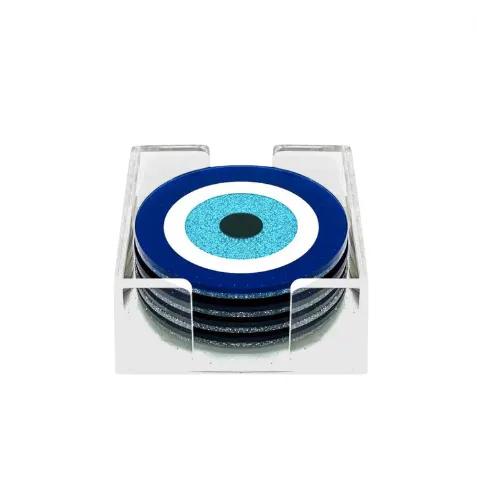 Acrylic Evil Eye Coasters