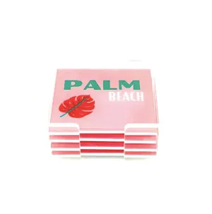 Acrylic Palm Beach Coasters