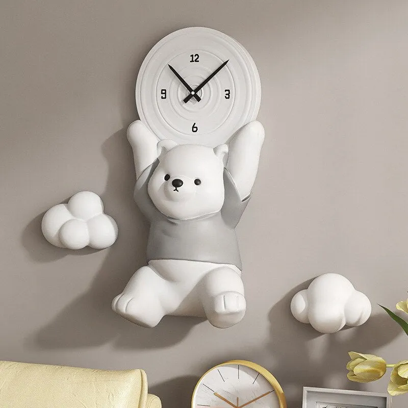 Animal Decoration Wall Clock