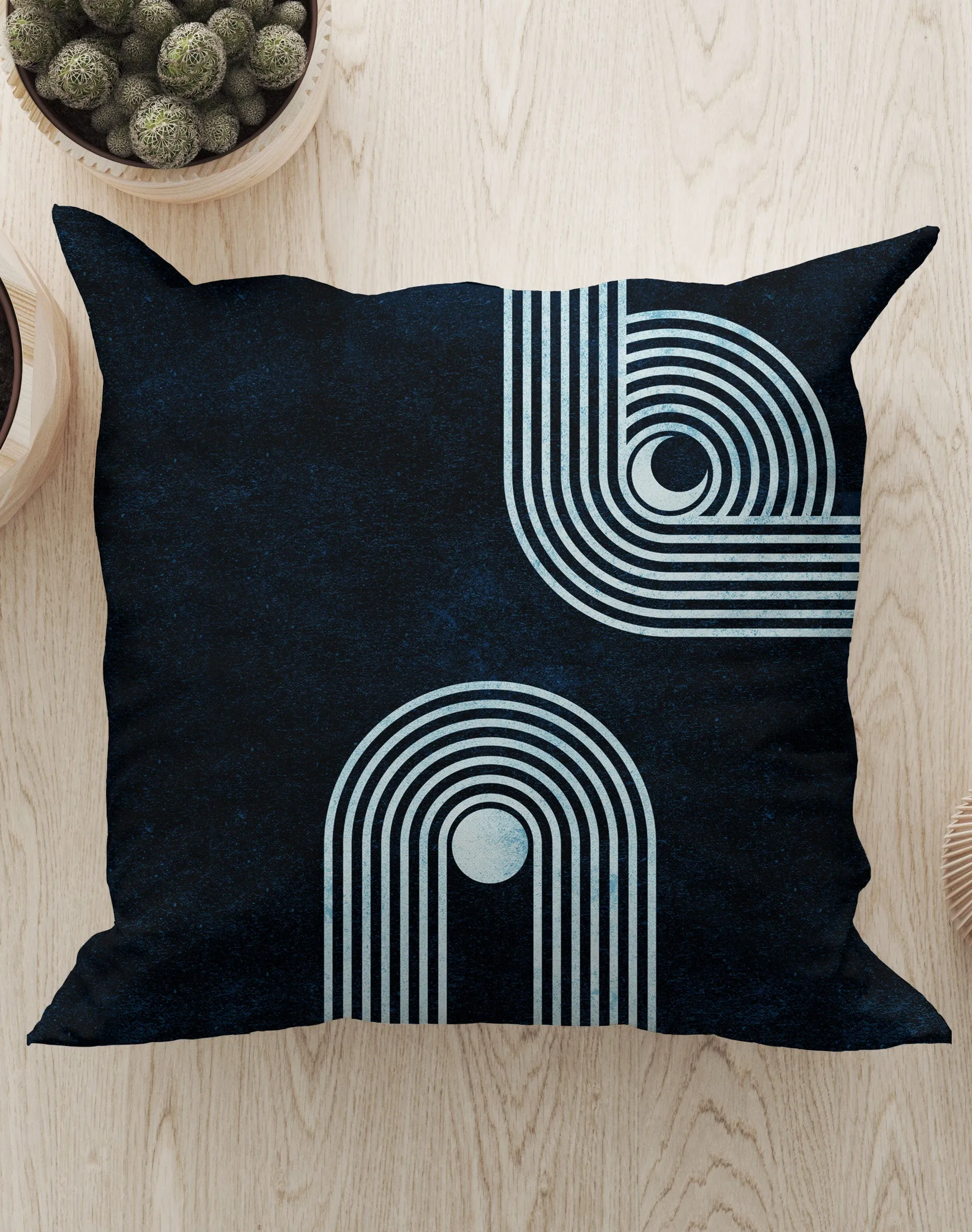 Arches Square Cushion (Night Sky)