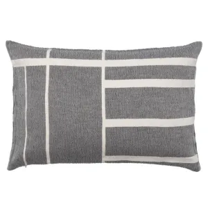 Architecture Cushion - Black / Off White