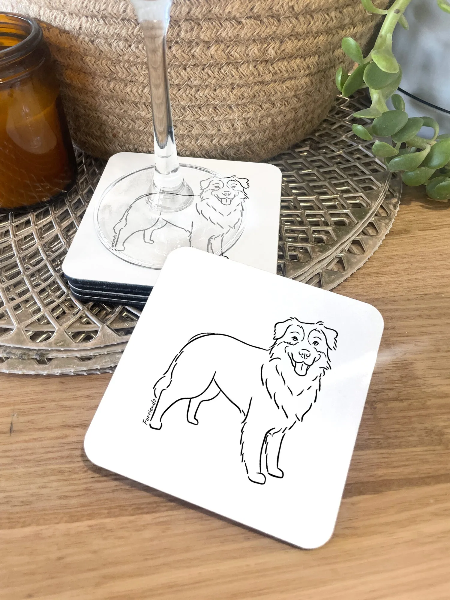 Australian Shepherd Coaster