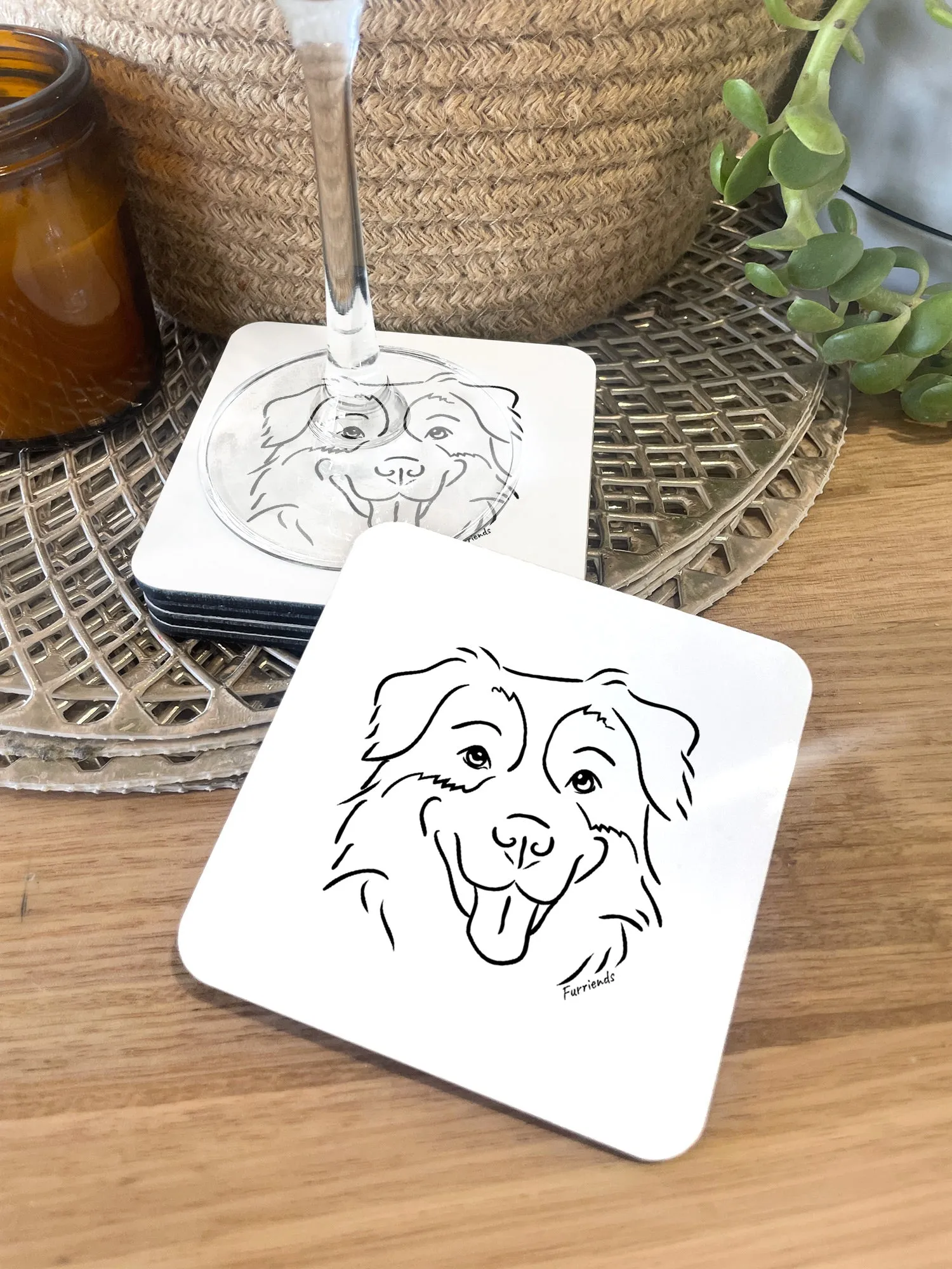 Australian Shepherd Coaster