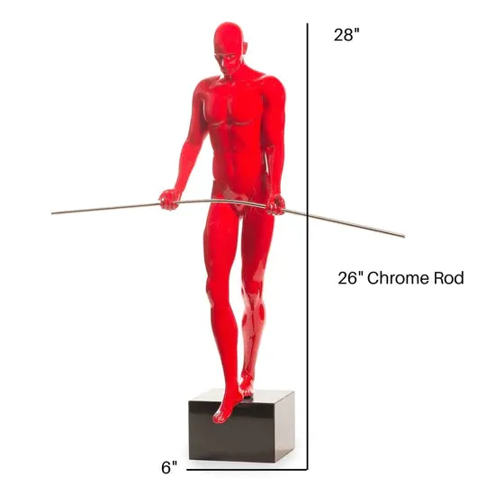 Balance Man Red - Home Decor