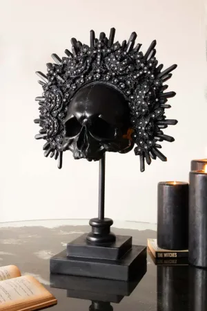 Black King Skull Ornament