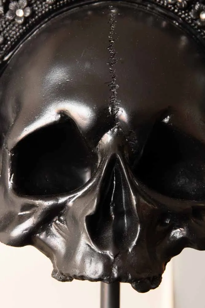 Black King Skull Ornament