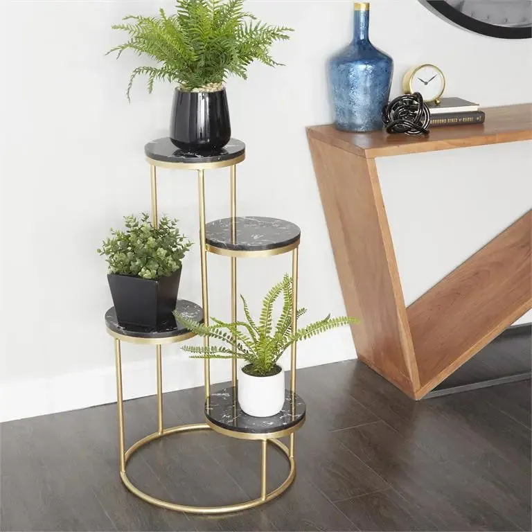 Black Metal Modern Plantstand