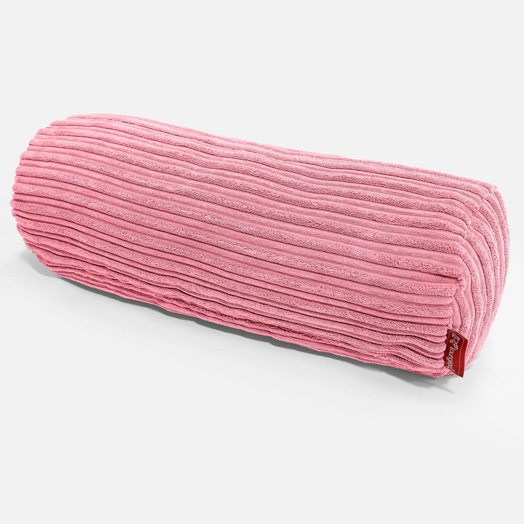 Bolster Scatter Cushion Cover 20 x 55cm - Cord Coral Pink