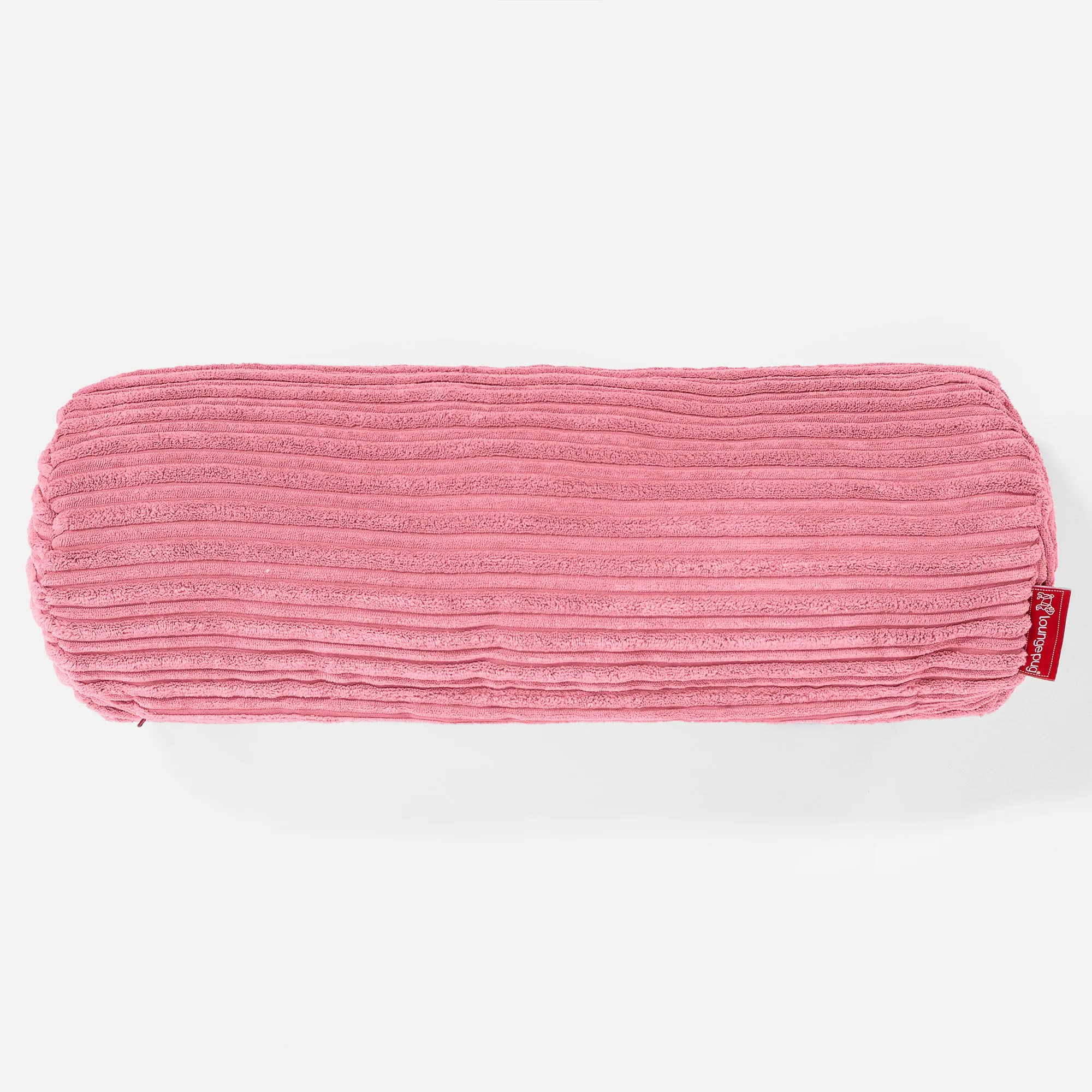 Bolster Scatter Cushion Cover 20 x 55cm - Cord Coral Pink