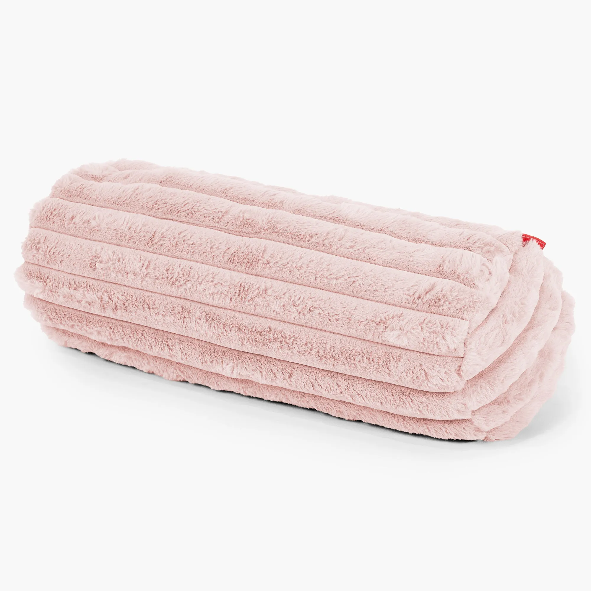 Bolster Scatter Cushion Cover 20 x 55cm - Ultra Plush Cord Dusty Pink