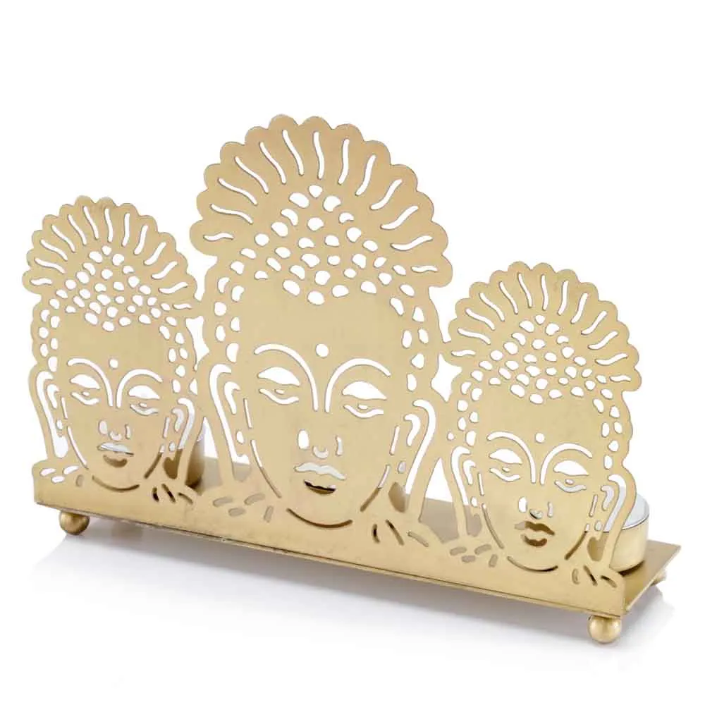 Buddha 3 Lite Candle Holder