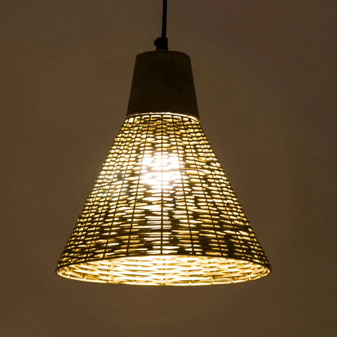 Cage Conical Hanging Lamp