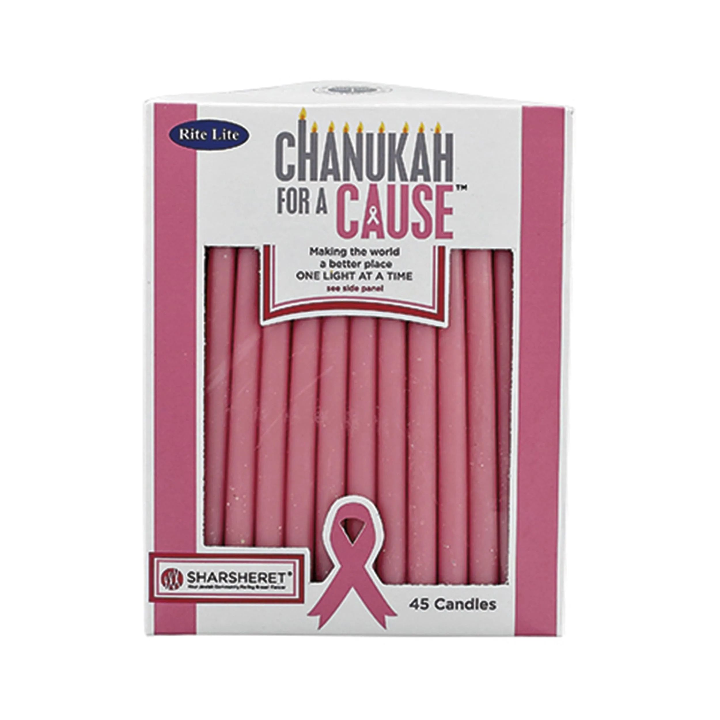 Chanukah For A Cause™, Pink Candles, 45/box