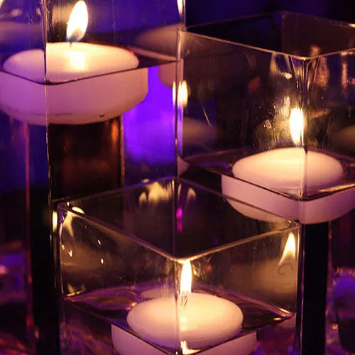 Colored Floating Candles Lavender