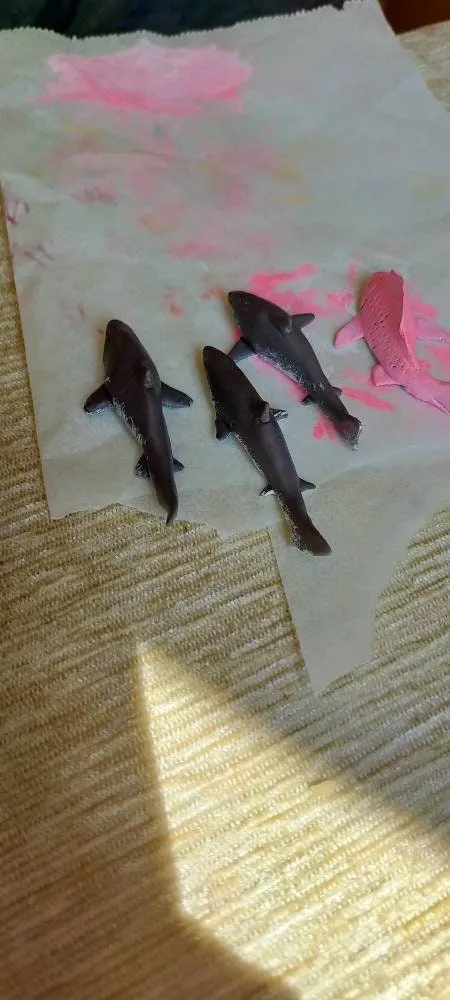 Crafting the Depths: Intricate Polymer Clay Shark Sculptures