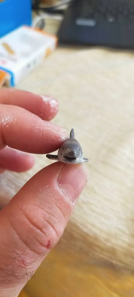 Crafting the Depths: Intricate Polymer Clay Shark Sculptures