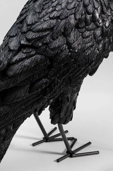 Crow Black Animal Table Lamp