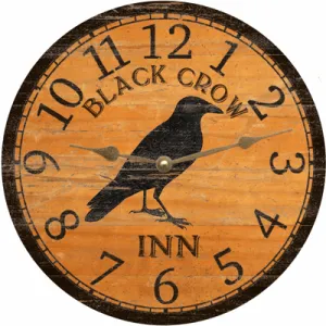 Crow Clock-Black Crow Inn Clock