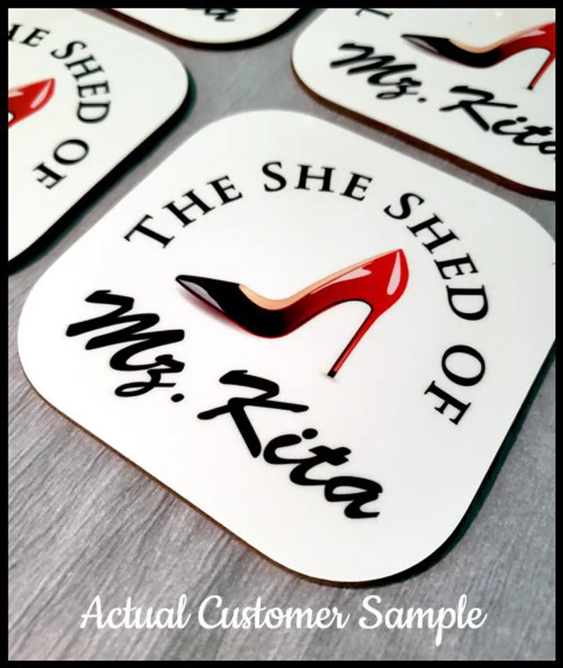 Custom Coaster Set - Personalized Coasters