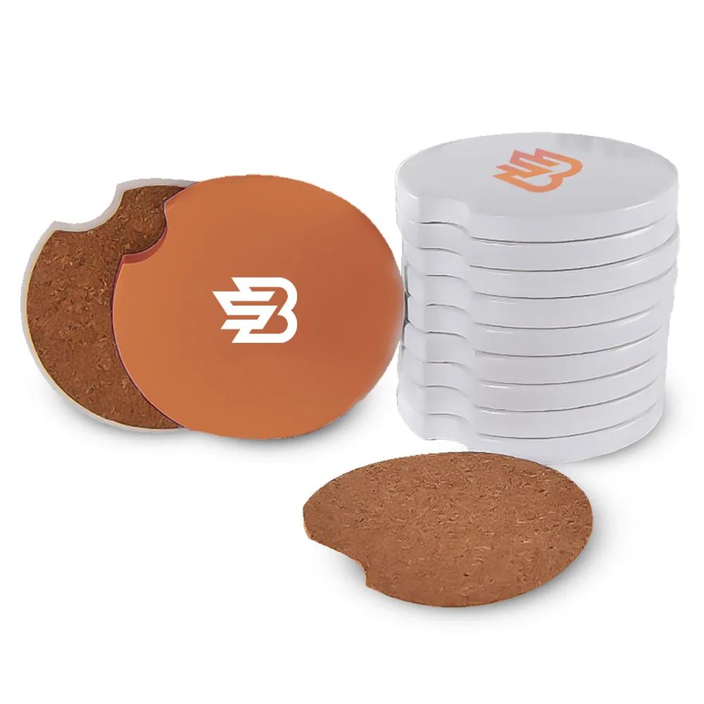 Custom Sublimation Ceramic Coaster Set