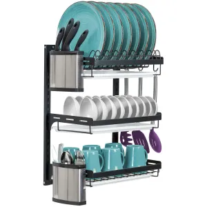 Dish Drying Wall Rack (3 Tier)