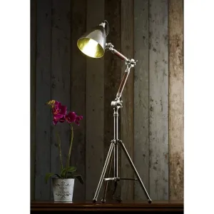 Dolby Tripod Table Lamp Antique Silver