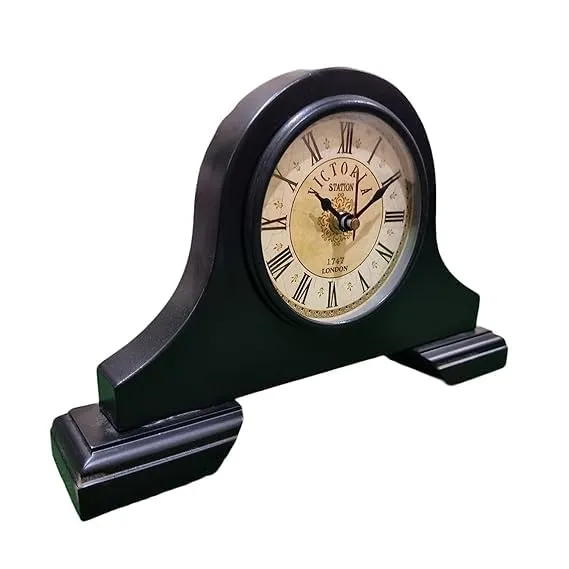 Dynamic Store Wooden Antique Table Clock Strong Wood Desk & Shelf Clocks Decorative Home,Office,Studio Stylish