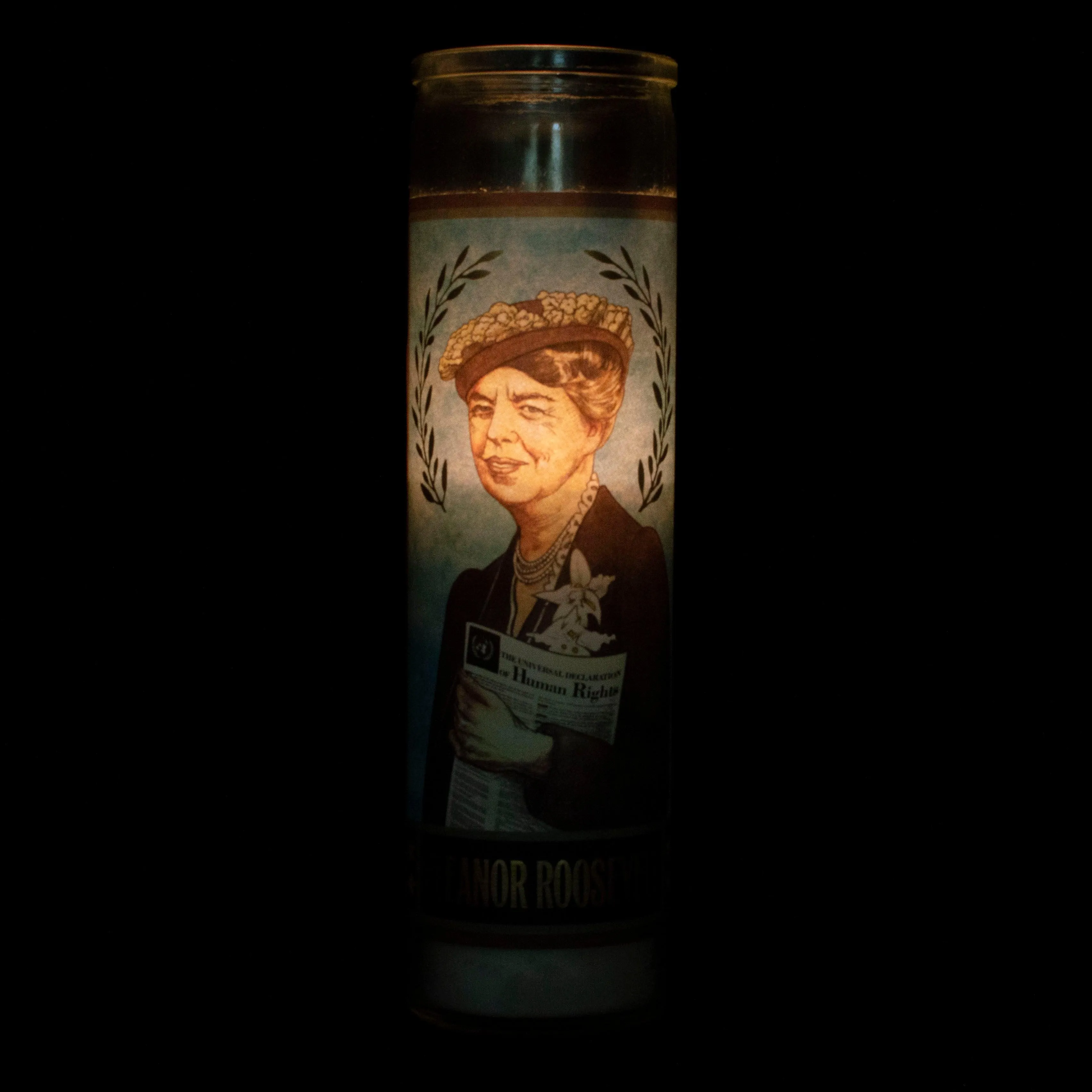 Eleanor Roosevelt Secular Saint Candle