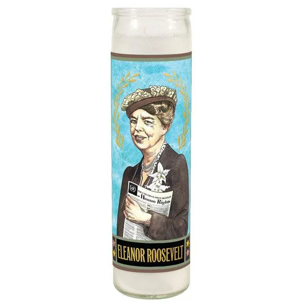 Eleanor Roosevelt Secular Saint Candle