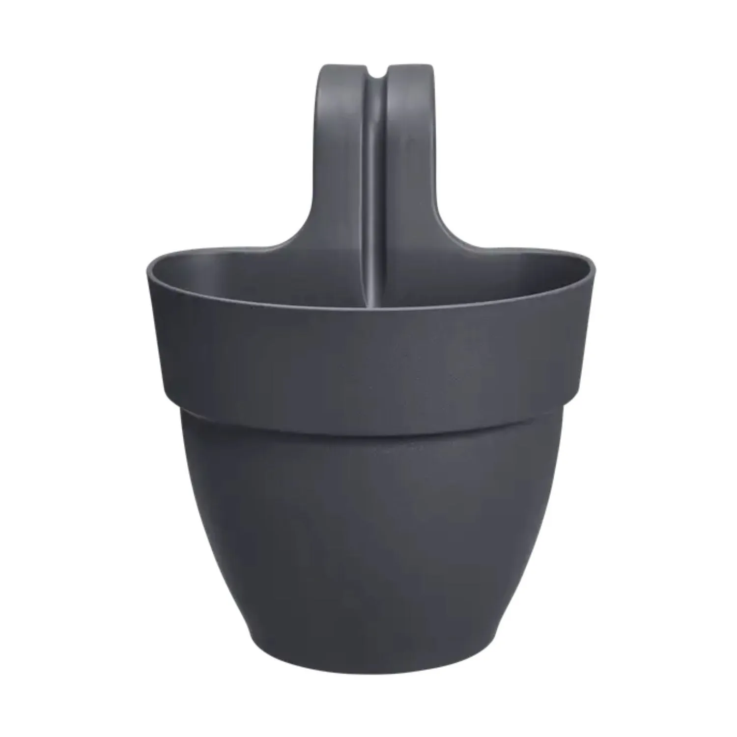 Elho 27cm Anthracite Small Vibia Campana Easy Hanger Planter