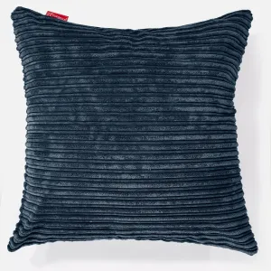 Extra Large Scatter Cushion Cover 70 x 70cm - Cord Navy Blue