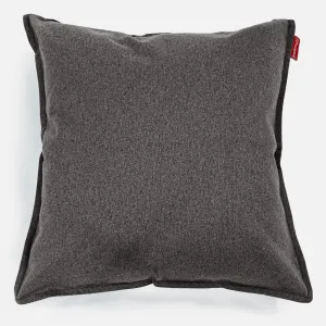 Extra Large Throw Pillow Cover 70 x 70cm - Interalli Wool Grey