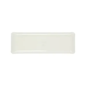 Fabric Tray Oblong White