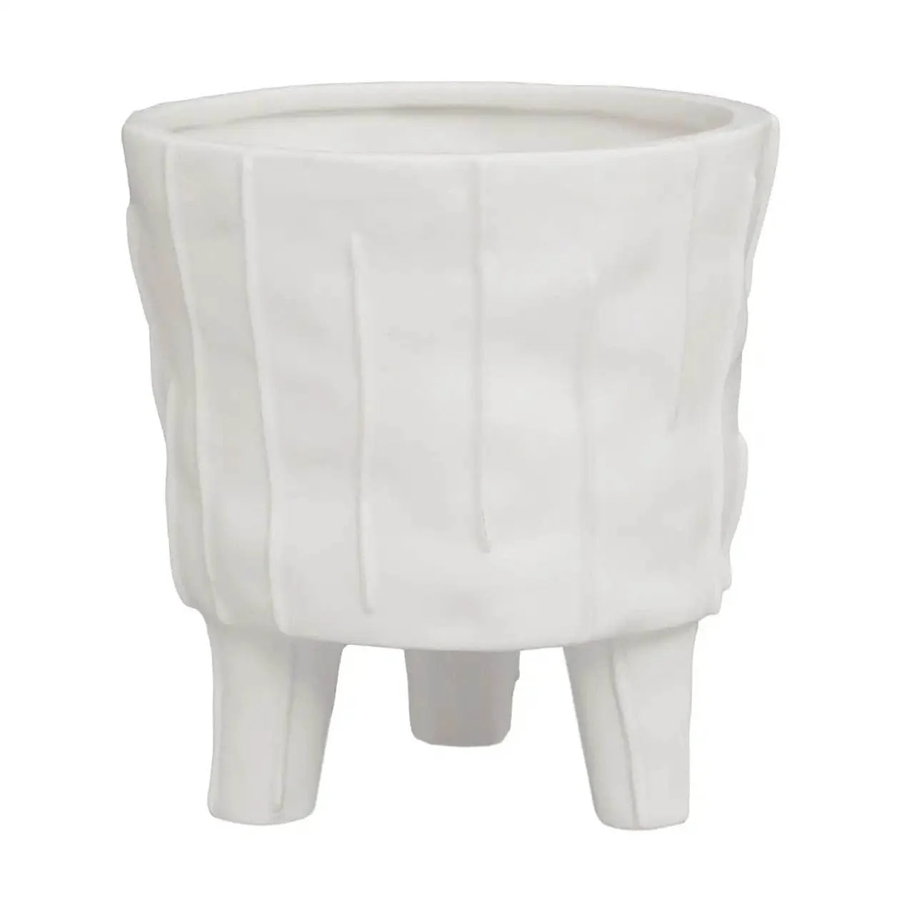 Fara White Large Planter