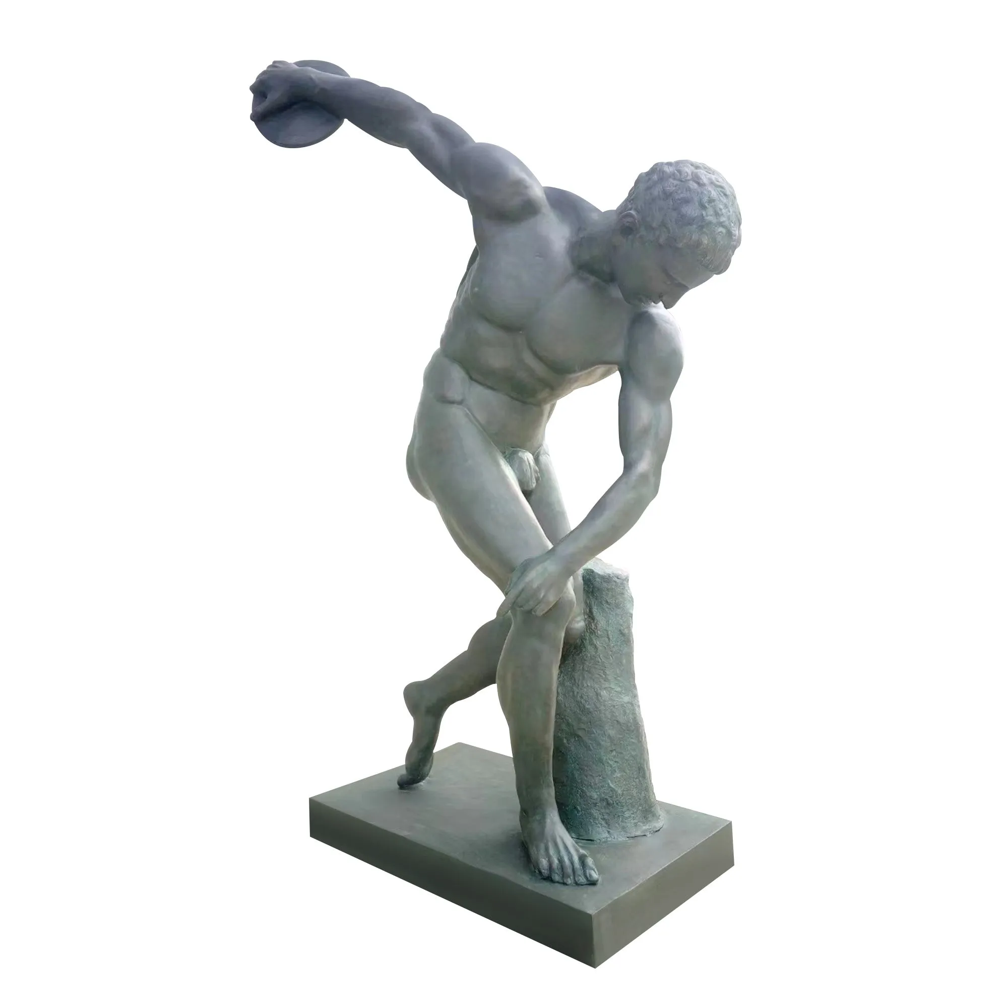 FINEST Discobolus of Myron Bronze Sculpture Replica FB-063