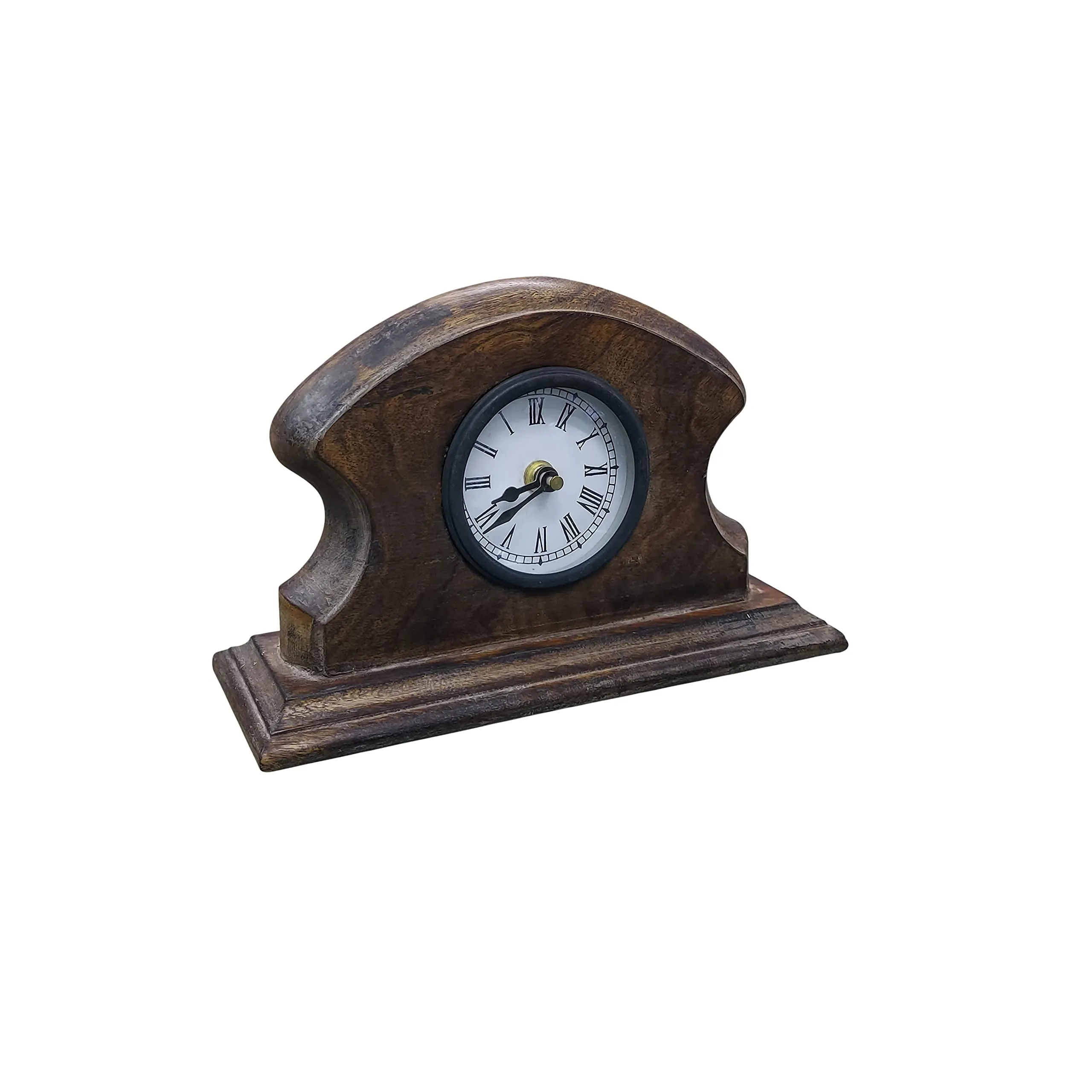 Gola International Antique Replica Handmade Apple Wooden Table Clock