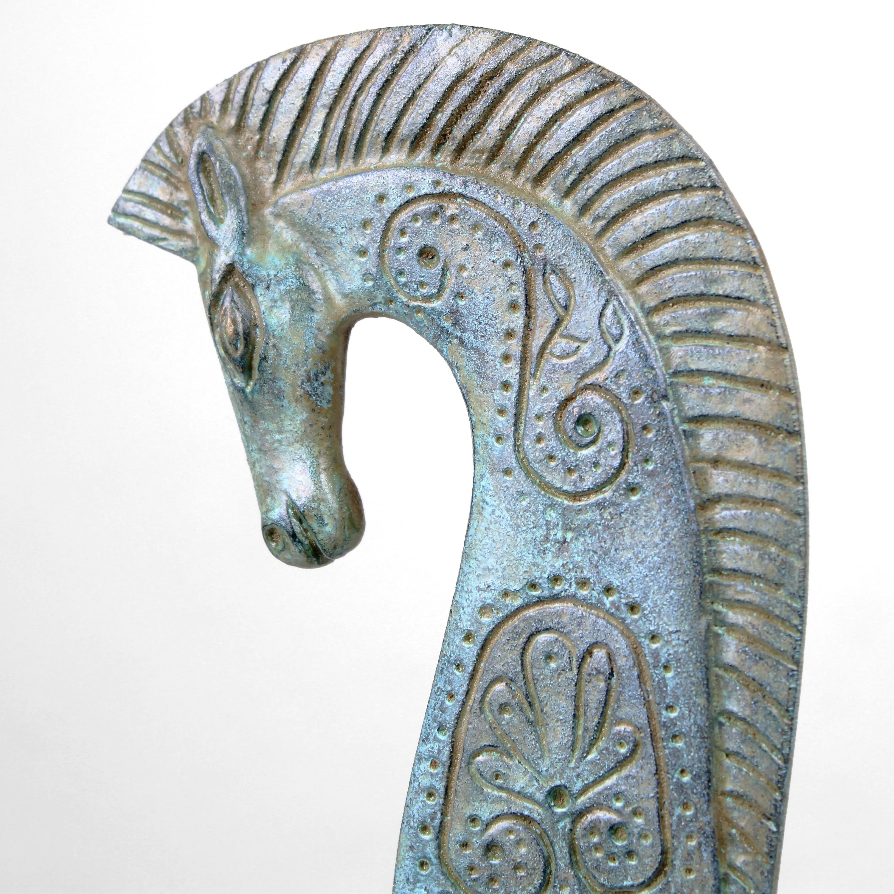 Greek Horse Statue in Bronze (Large)