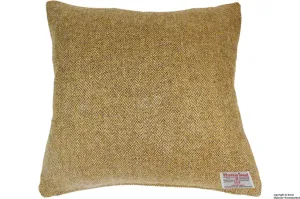 Harris Tweed Herringbone Cushion - Winter Wheat 55 CM