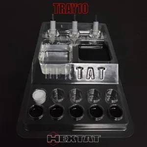 HEXTRAYS10 Disposable Tattoo Trays (Box of 10)