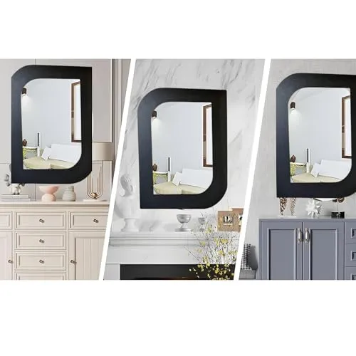 HI Tech Sales Antique mirror for wall on tiles bathroom bedroom living room Basin Mirror Bathroom Wall Mirror unbreakable Glass wall mirror