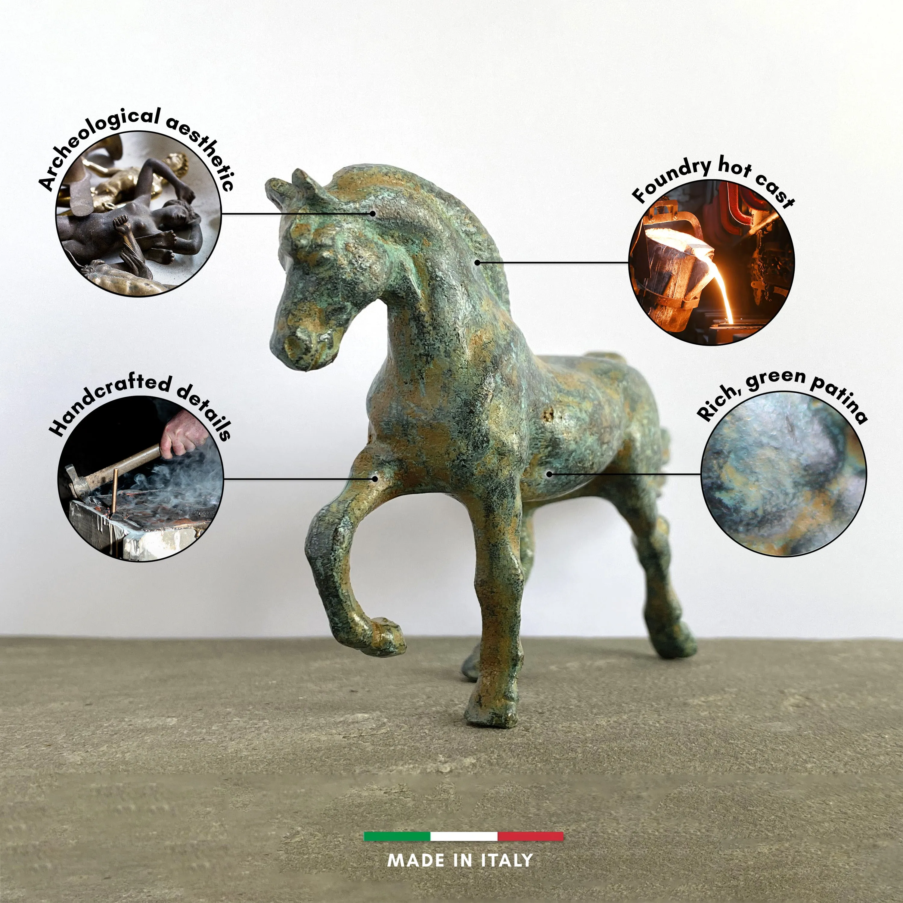 Horse Bronze Statue (Small)