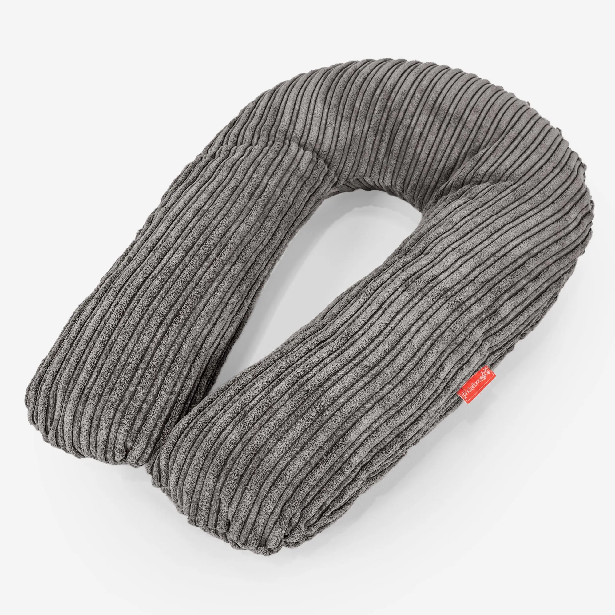 Hug Pillow - Cord Graphite Grey