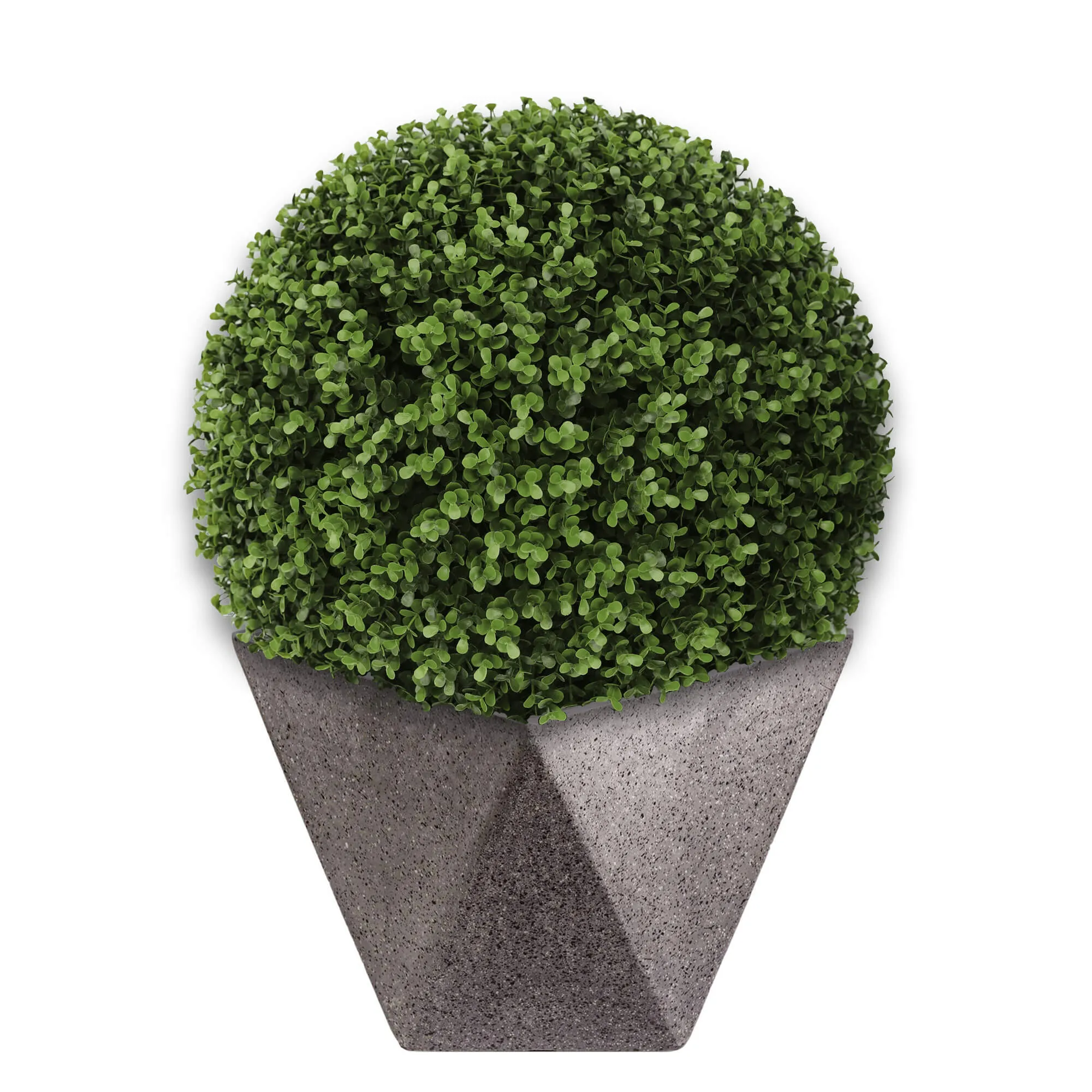 Imitation Dark Stone Geometric (Square) Planter 30cm