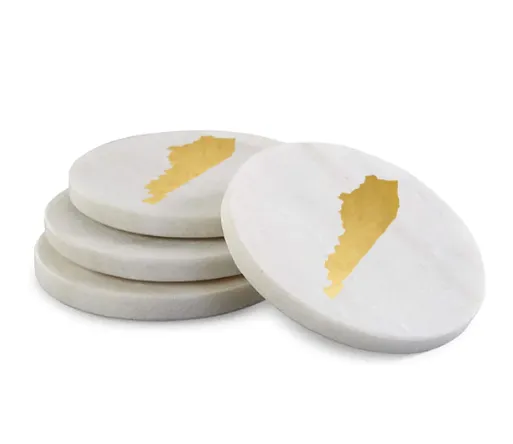 Kentucky Marble Coasters