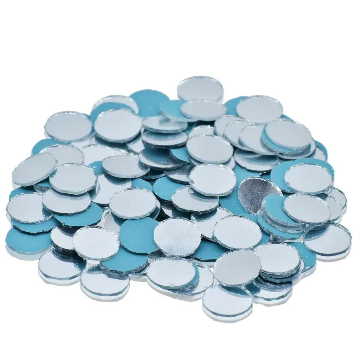 Kreative Kraft Mirror for Lippan Art 50G Round Shape Small 22 No (2 Packets)