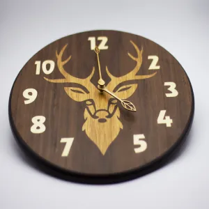 Kronhjort wooden Wall Clock