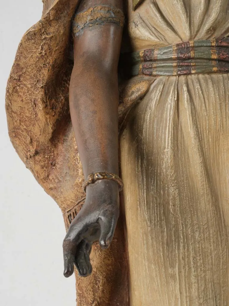 Late 19th-Century  Terracotta Statue of Abla, Desurmont & Goldscheider (1845–1897) 28¼"