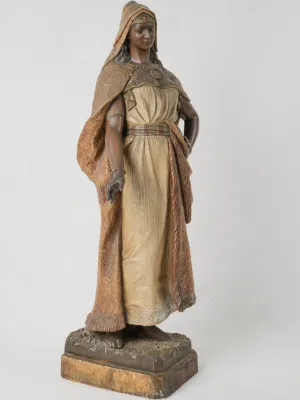 Late 19th-Century  Terracotta Statue of Abla, Desurmont & Goldscheider (1845–1897) 28¼"