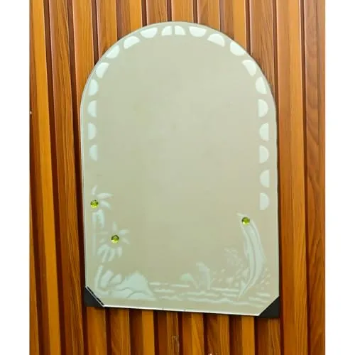 LED Lighted Vanity Mirror with Touch Sensor, Wall Mounted, Square Shape, for Home